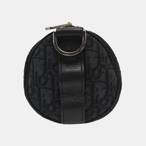 Oblique Canvas Shoulder Bag Black