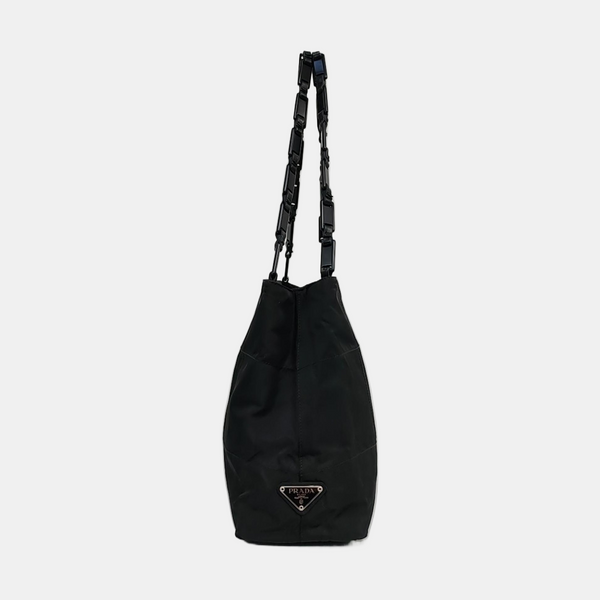 Nylon Tote Bag Black