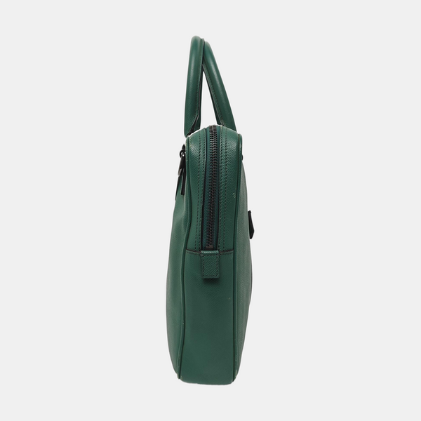 Calfskin Top Handle Bag Green