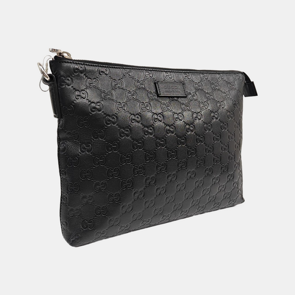 Signature Monogram Calfskin Black
