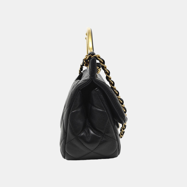 Quilted Lambskin Small Black
