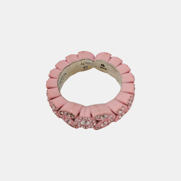 Synthetic Material Pink Ring HK 15