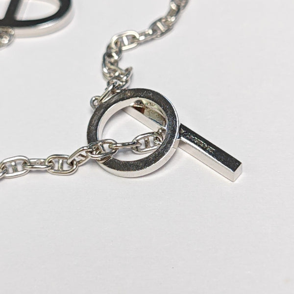 Chaine D'ancre 18k White Gold Silver Bracelet