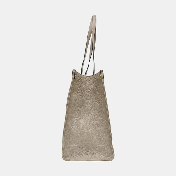 ONTHEGO MM Monogram Calfskin Gray