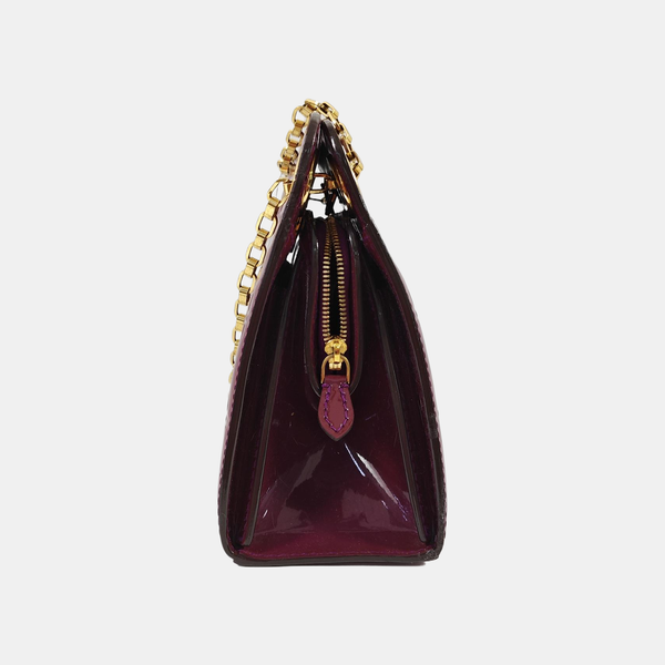 Patent Leather Crossbody Bag PM Purple