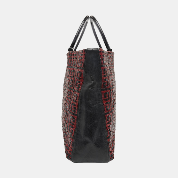 Calfskin Tote Bag Multicolor