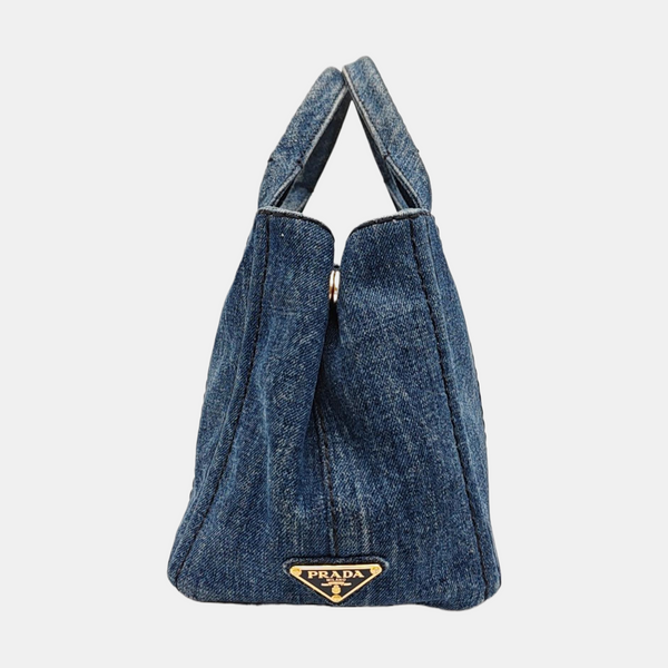 Denim Quilted Denim Blue
