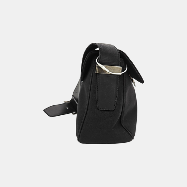 Fabric Shoulder Bag Black