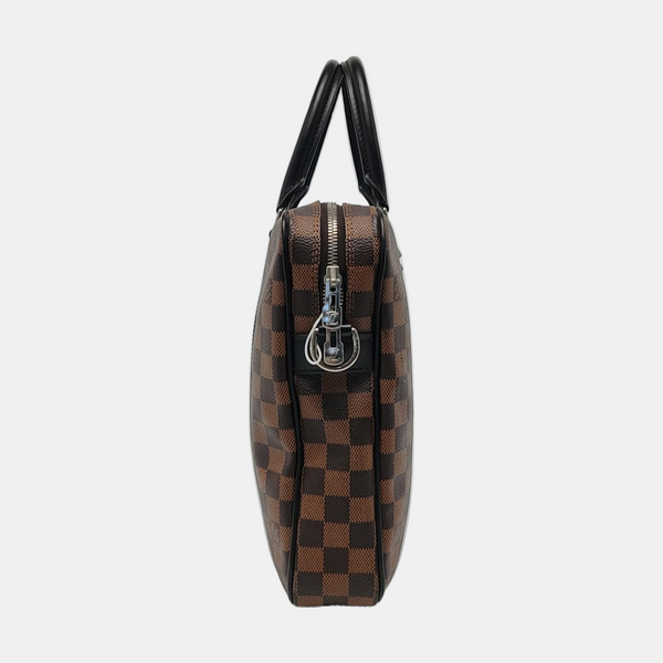 PORTE-DOCUMENTS PM Damier Ebene Coated Canvas Brown