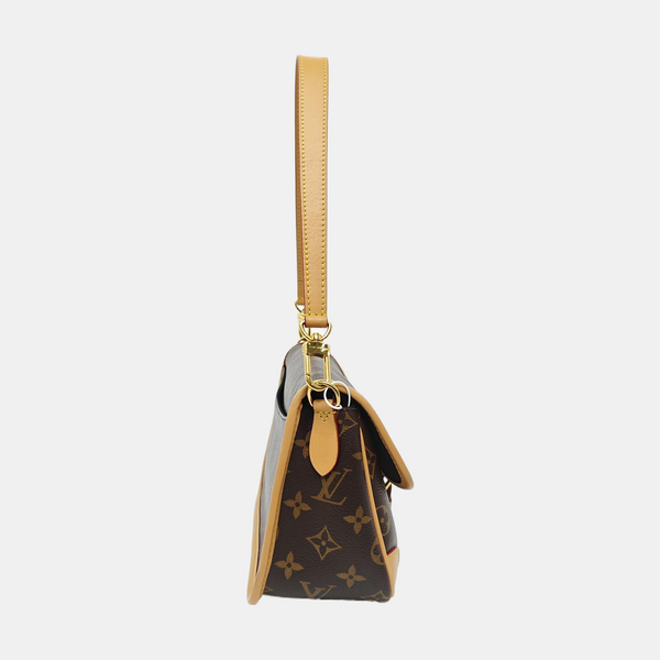 DIANE Monogram Coated Canvas Brown
