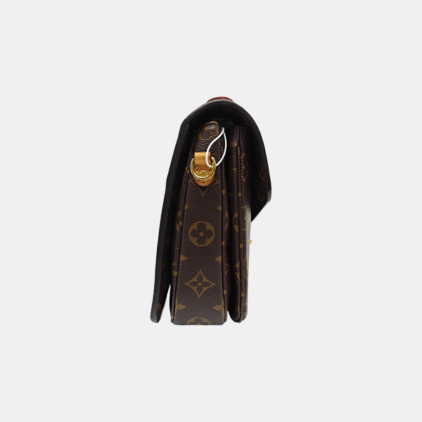 MÉTIS MM Monogram Coated Canvas Brown
