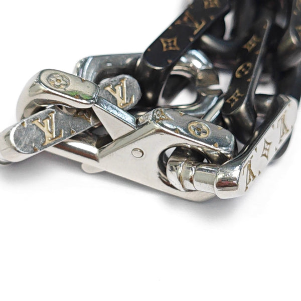 MONOGRAM CHAIN Metal Silver Bracelet