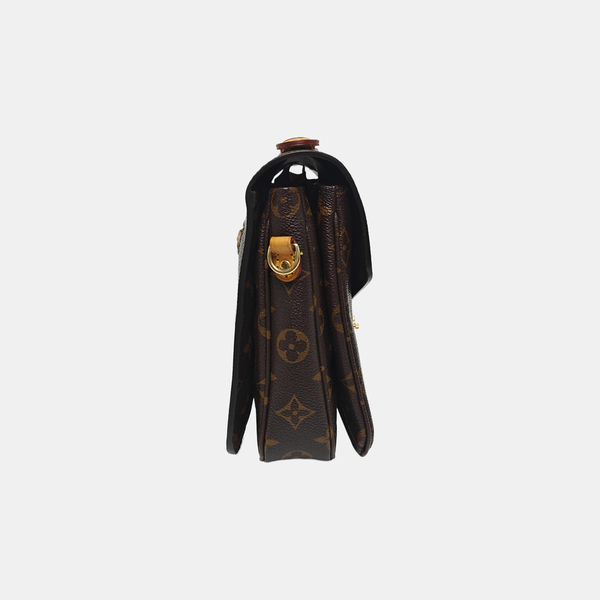 MÉTIS MM Monogram Coated Canvas Brown
