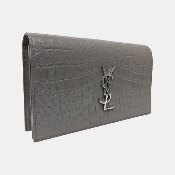 KATE Medium Calfskin Gray