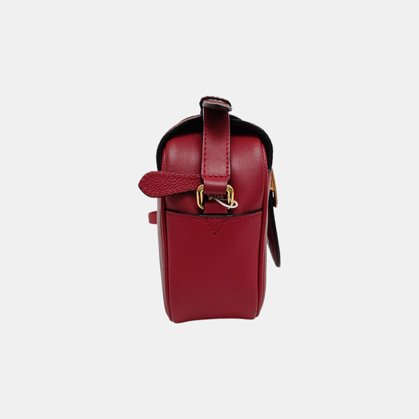 Buckle Calfskin Red