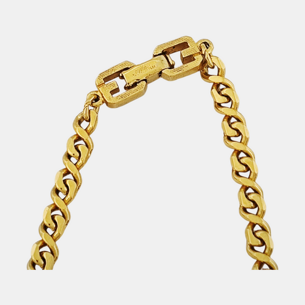G Cube Metal Gold Necklace