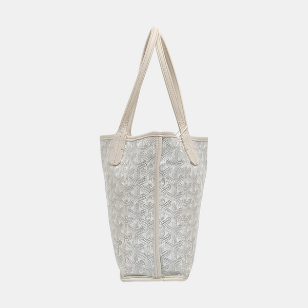 Anjou Mini Coated Canvas White