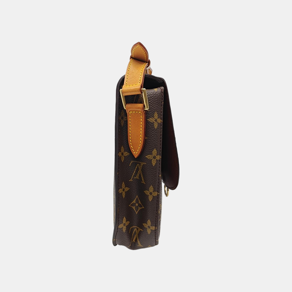 SAINT CLOUD GM Monogram Coated Canvas Brown