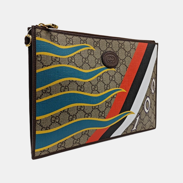 Courrier Monogram Coated Canvas Beige