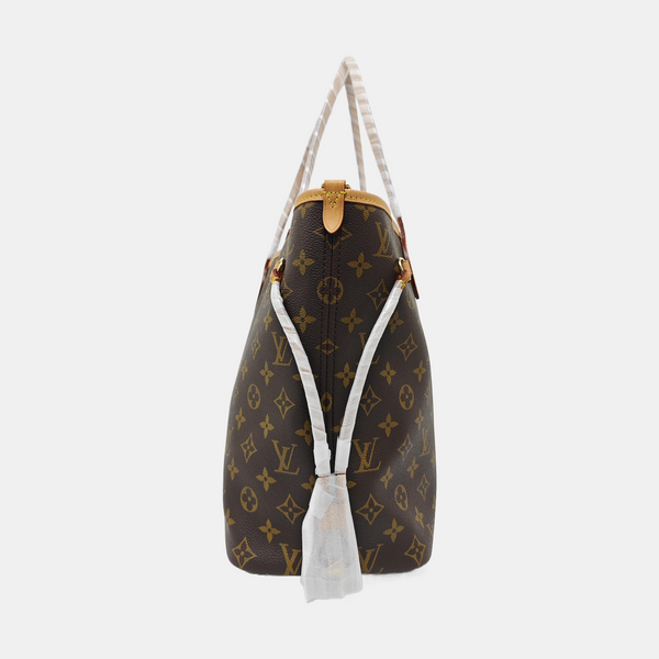 NEVERFULL INSIDE OUT MM Monogram Fabric Red