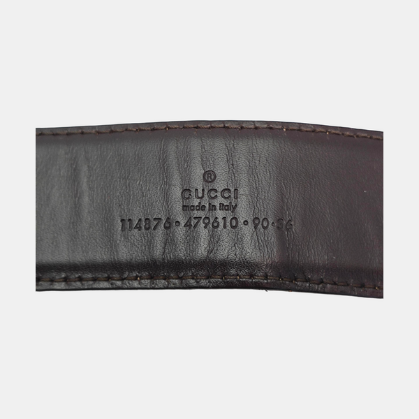 Leather Belt White