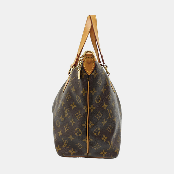 PALERMO PM Monogram Coated Canvas Brown