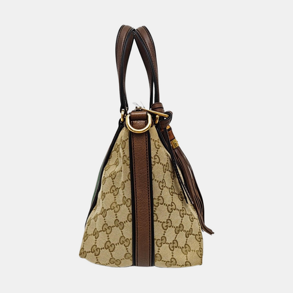 Rania Monogram Canvas Brown