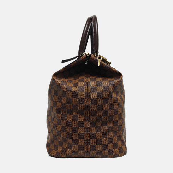 GREENWICH Lona recubierta Damier Ebene Marrón