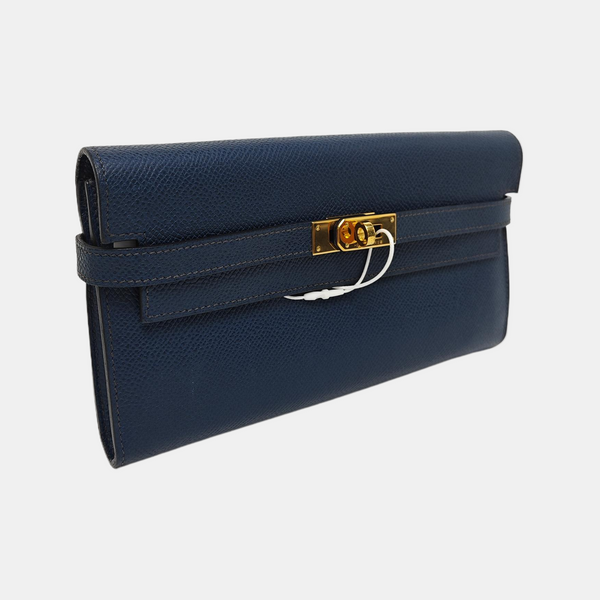 Kelly 20 Epsom Blue Wallet