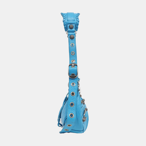 Le Cagole Mini Lambskin Blue
