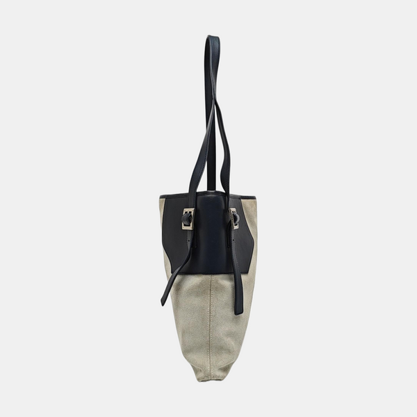 Suede Shoulder Bag Gray
