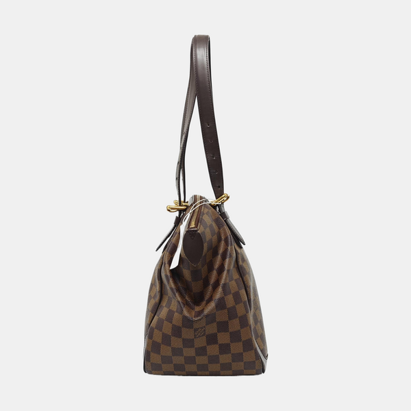 VERONA MM Damier Ebene Coated Canvas Brown