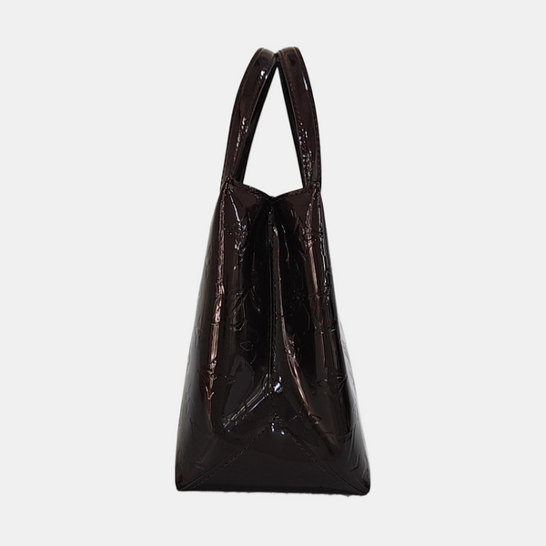WILSHIRE MM Monogram Patent Leather Red