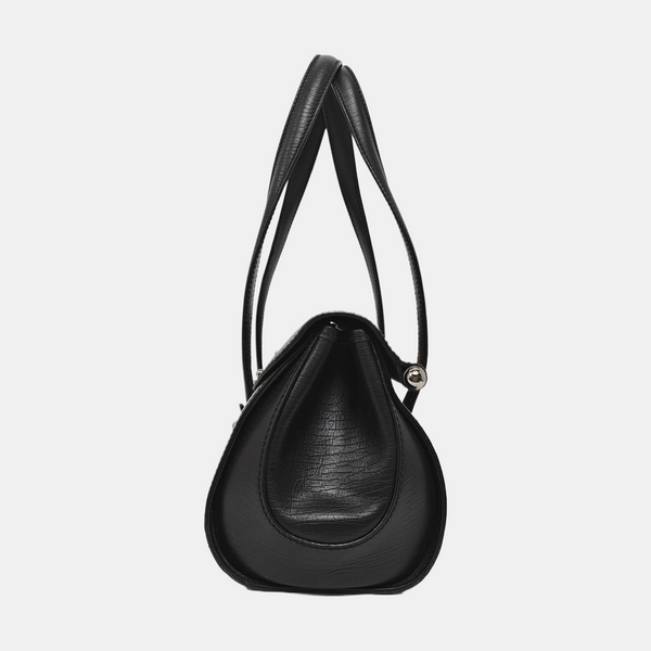Monogram Canvas Top Handle Bag Black