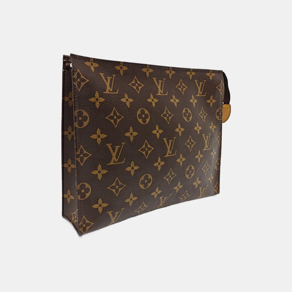 TOILET POCKET 26 Monogram Coated Canvas Brown