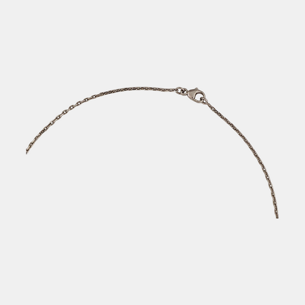Pop H Metal Silver Necklace