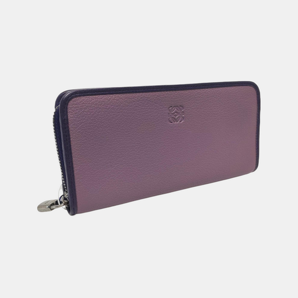 Rainbow Calfskin Purple Wallet