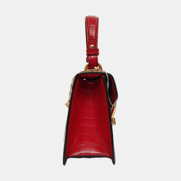 Sylvie Mini Crocodile Red