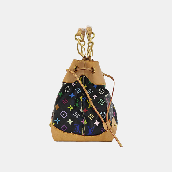 LV × TM URSULA Monogram Coated Canvas Black