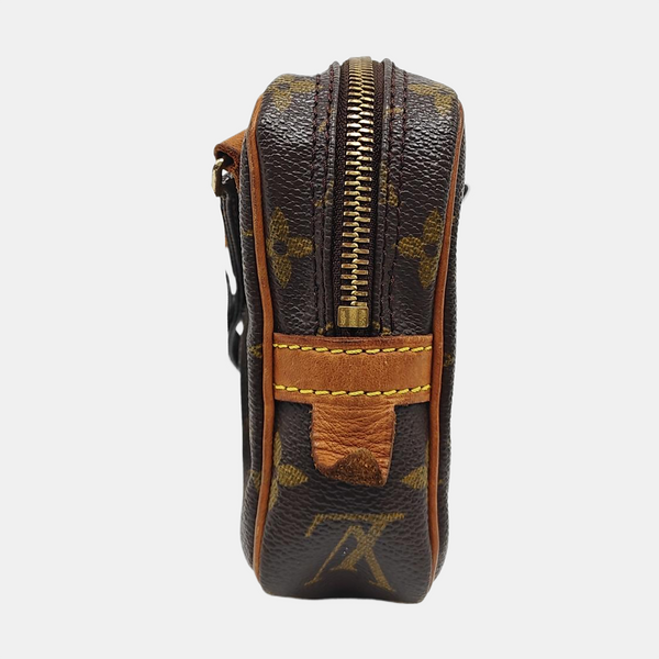 MARLY BANDOULIERE Monogram Coated Canvas Brown