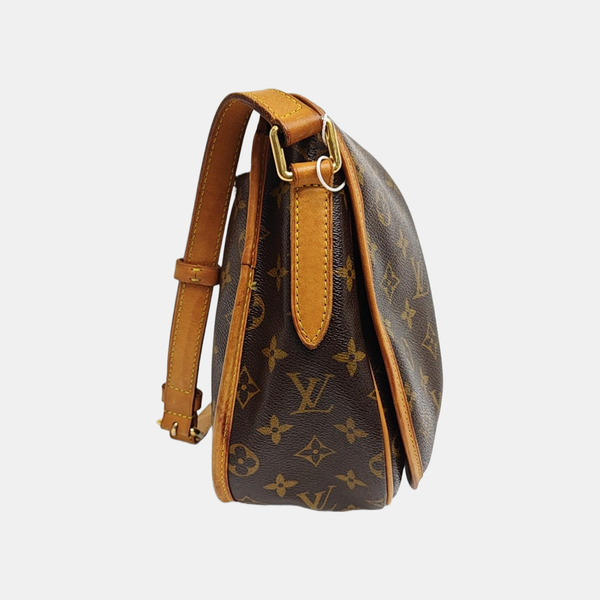MENILMONTANT MM Monogram Coated Canvas Brown