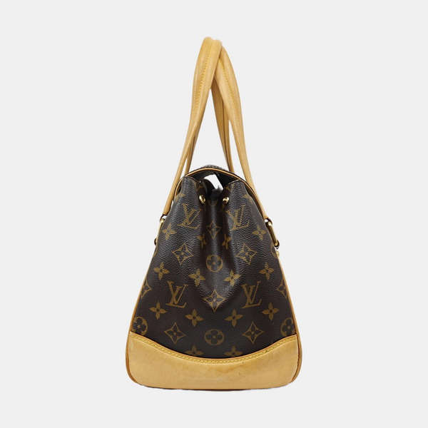 BEVERLY GM Monogram Coated Canvas Brown