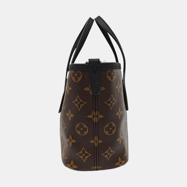 NEVERFULL INSIDE OUT BB Monogram Coated Canvas Black