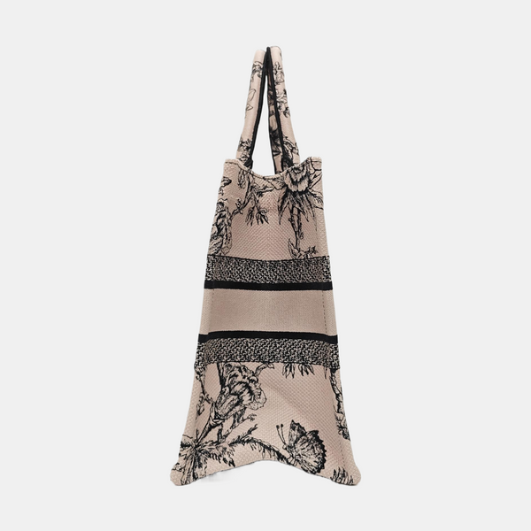 Book Tote Medium Canvas Pink