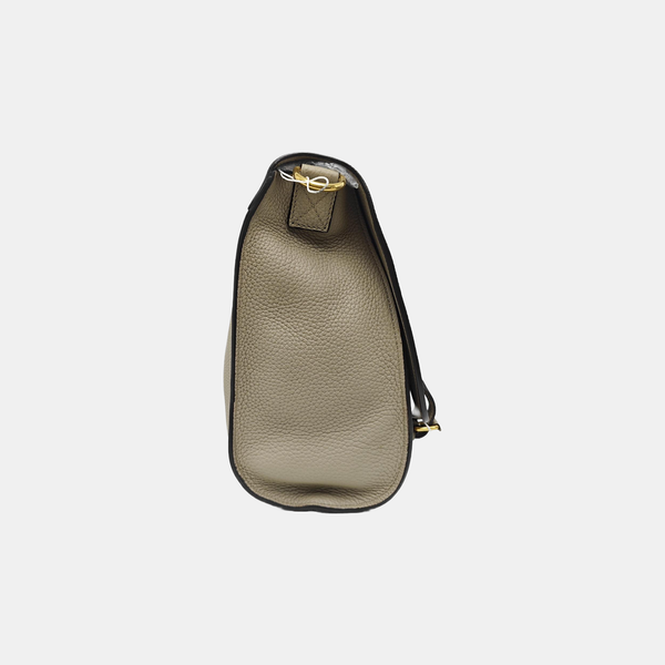 Calfskin Shoulder Bag Gray