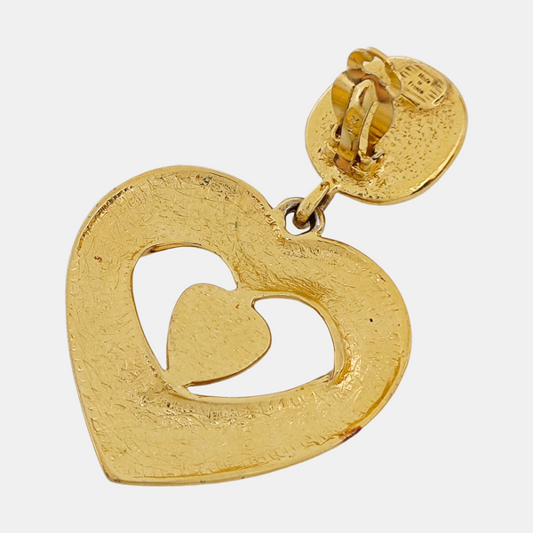 Metal Gold Clip On Earrings