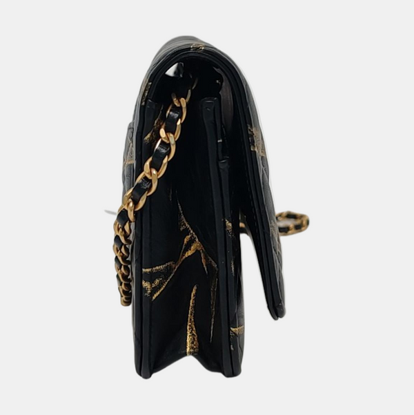 WOC Quilted Calfskin Black