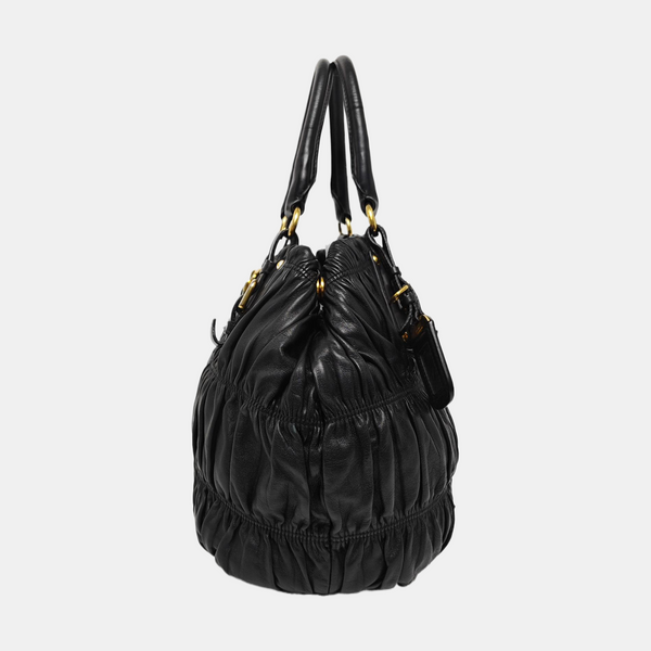 Gaufre Calfskin Black