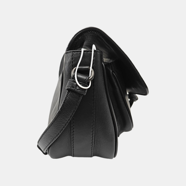 Calfskin Shoulder Bag Black