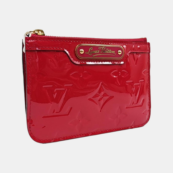 Patent Leather Coin Purse Red